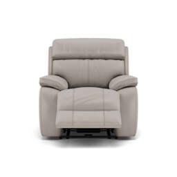 Galaxy Recliner Armchair - Manual Recliner Chair Fabric - Manual Recliner - BFAMAD-02 SILVER GREY