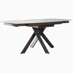 Avalon Motion Dining Table - Motion Dining Table 140/210cm Sintered Stone / Satin Grey - 140cm