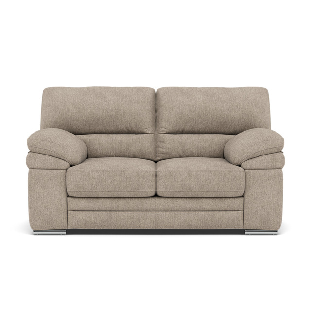 Gino 2 Seater Sofa - 2 Seater Sofa F8 - Darwin Mink 50366 / Metal Feet - image 1