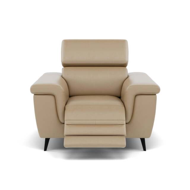 Sparta Recliner Armchair - Chair W/ Power Recliner W/ Power Headrest Cat NL/O/S - Power with Power Headrest & USB - NL5103 New York Sand - image 1