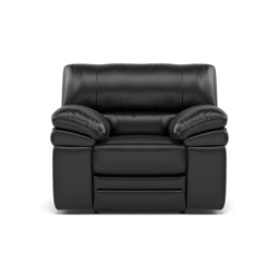 Gino Recliner Armchair - Power Recliner Armchair with USB Cat 55 - Power Recliner with USB - Cat-55/72 New Club Dark Grey
