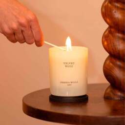 Cereria Molla Velvet Wood Candle - DISC Velvet Wood 230g Candle