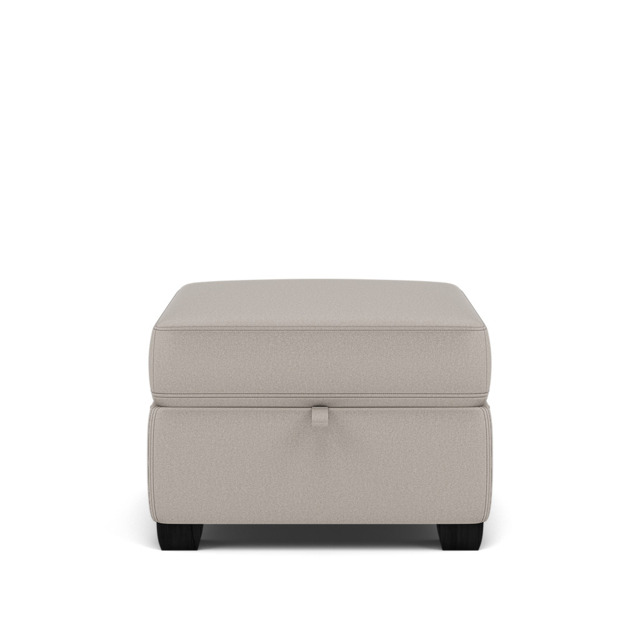 Orkney Storage Footstool - Storage footstool Fabric - BFAMAD-02 SILVER GREY - image 1