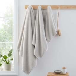 Bianca Soft Spa Towel Grey - DISC Soft Spa Bath Sheet Grey - thumbnail 1