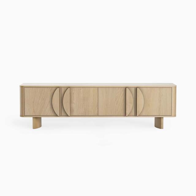 Camden Large TV Unit - Large Media Unit Light Oak - image 1