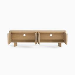 Camden Large TV Unit - Large Media Unit Light Oak - thumbnail 4