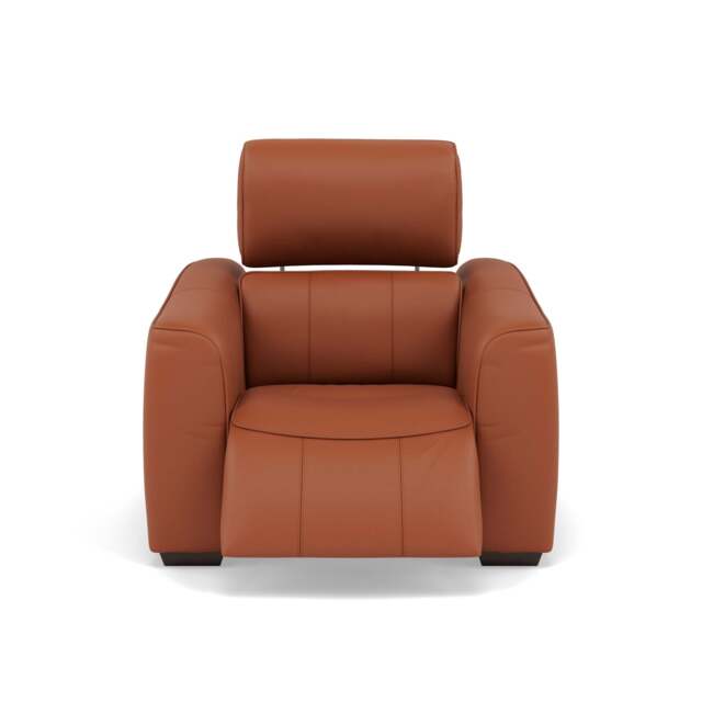 Beck Recliner Armchair - Power Recliner Chair Cat 20S - Power Recliner with USB - NWS-605D WARM BROWN - image 1
