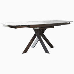 Avalon Motion Dining Table - Motion Dining Table 120/190cm Sintered Stone / Satin Grey - 120cm - thumbnail 3