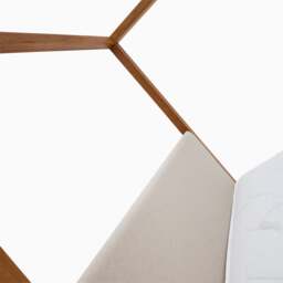 Serene Low Bedframe - 6' Low Food End Bed Oak / Oak Veneer - Super King - thumbnail 8