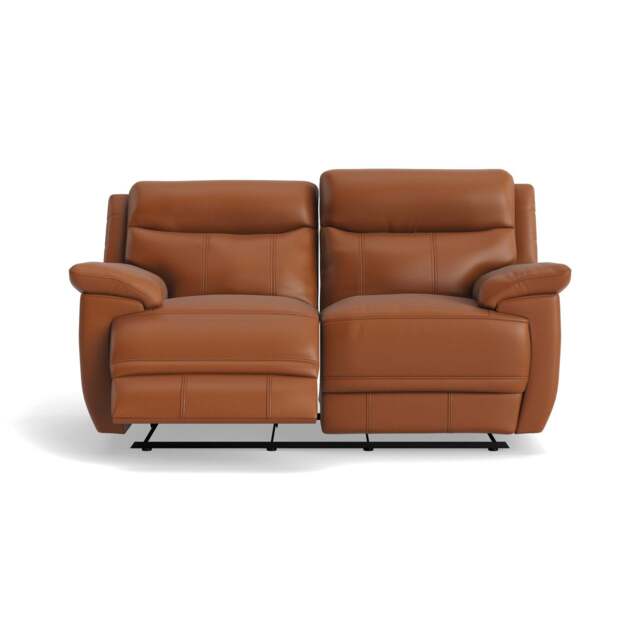 Tranquil 2 Seater Recliner Sofa - 2 Seater 2 Power Recliners Cat BX - Power Recliner with USB - BXS-334E PECAN BROWN - image 1