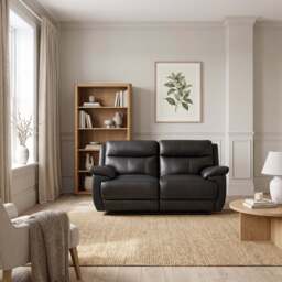 Tranquil 2 Seater Recliner Sofa - 2 Seater 2 Power Recliners Cat BX - Power Recliner with USB - BXS-334E PECAN BROWN - thumbnail 2