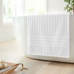 Bianca Hotel Towel White - SALE Hotel Bath Sheet White - thumbnail 2