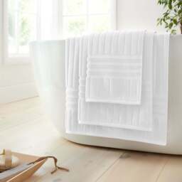 Bianca Hotel Towel White - SALE Hotel Bath Sheet White - thumbnail 1