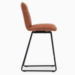 Marx Pair of Tan Bar Stools - Bar Stool - Pair Tan - thumbnail 2