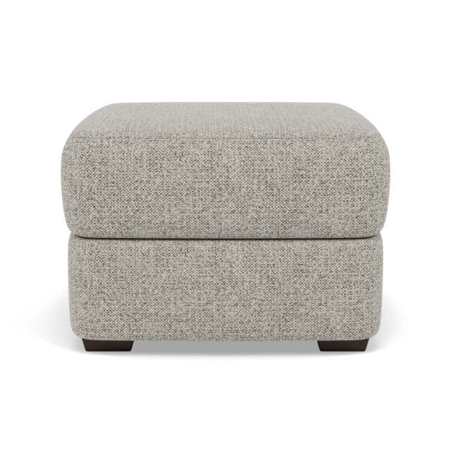 Echo Storage Footstool - Storage Footstool Fabric - FAB-MIL-105 IRON - image 1