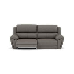Echo 3 Seater Recliner Sofa - 2.5 Seater Sofa 2 Power Recliners Cat 25S - Power Recliner Power Footrest Headrest & USB - NCS-232E  GRANITE