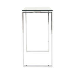 Paloma Console Table - Console Table Clear Glass/Chrome - thumbnail 6