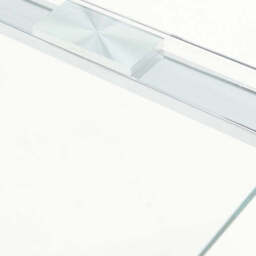 Paloma Console Table - Console Table Clear Glass/Chrome - thumbnail 2