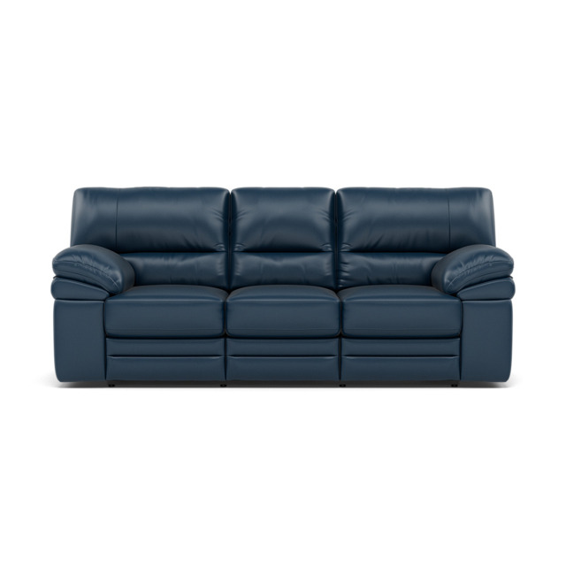 Gino 3 Seater Recliner Sofa - 3 Seater Manual Recliner Sofa Cat 60 - Manual Recliner - Cat-60/17 Montana Ocean - image 1