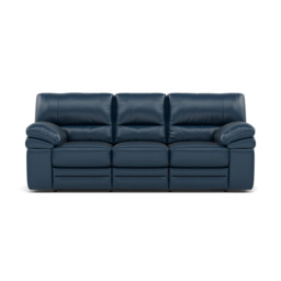 Gino 3 Seater Recliner Sofa - 3 Seater Manual Recliner Sofa Cat 60 - Manual Recliner - Cat-60/17 Montana Ocean
