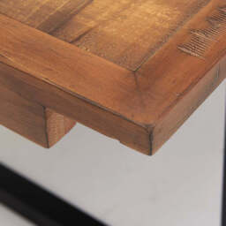Detroit Extending Dining Table - 140/180cm Ext Dining Table Oaklands & Rustic Natural Finish - thumbnail 4