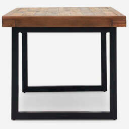 Detroit Extending Dining Table - 140/180cm Ext Dining Table Oaklands & Rustic Natural Finish - thumbnail 6