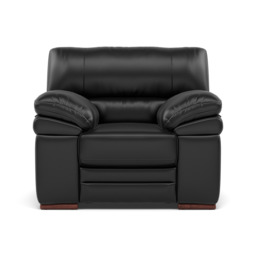 Gino Armchair - Armchair Cat 60 - Cat-60/22 Montana Jet Black / Wooden Feet