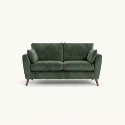 Zara 2 Seater Sofa - 2 Seater Sofa - Plush Emerald / Light Feet