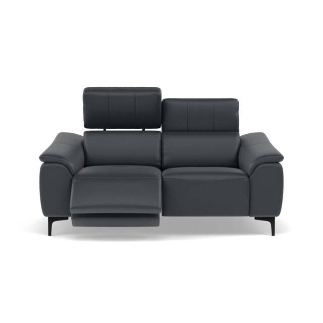 Nicoletti La Scala 2 Seater Sofa Power Recliner Lumbar Support - 2 Seater Sofa Power Recl Lumber Support CB Torello - Power With Power Headrest Footrest Lumbar & USB - Torello PS Blu -S 81 - image 1