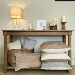 Belgravia Wave Chenille Cushion Cream - Wave Chenille Cushion Cream 50X30CM - thumbnail 3