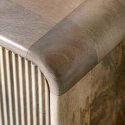 Colonna Media Unit - Media Unit Natural Mango Wood / Brass - thumbnail 4