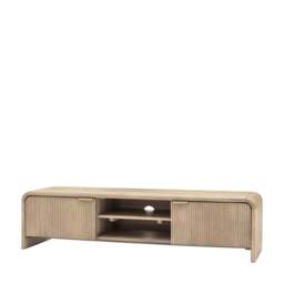 Colonna Media Unit - Media Unit Natural Mango Wood / Brass - thumbnail 5