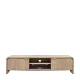 Colonna Media Unit - Media Unit Natural Mango Wood / Brass - thumbnail 1