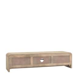 Colonna Media Unit - Media Unit Natural Mango Wood / Brass - thumbnail 7