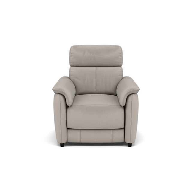 Orkney Recliner Armchair - Power Recliner Chair Fabric - Power Recliner with USB - BFAMAD-02 SILVER GREY - image 1