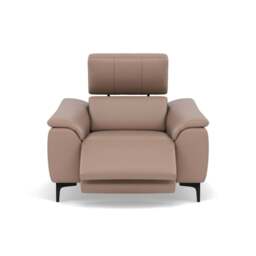 Nicoletti La Scala Power Recliner  Chair Lumbar Support - Power Recliner Chair Lumber Support CK Botero - Power With Power Headrest Footrest Lumbar & USB - Botero 2152 Taupe