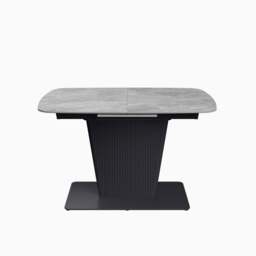 Celestia Small Grey Extending Dining Table & 4 Dining Chairs Set - thumbnail 4