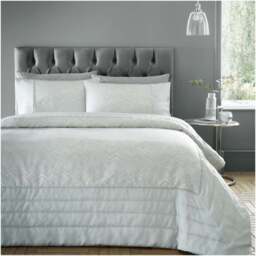 Antibes Silver Duvet Cover Set - Antibes Duvet Set Silver King - thumbnail 1