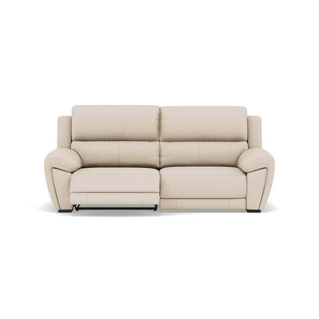 Echo 3 Seater Recliner Sofa - 2.5 Seater Sofa 2 Power Recliners Cat 25S - Power Recliner Power Footrest Headrest & USB - NCS-156E FROST - image 1