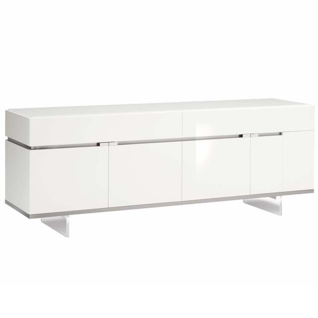 Imperia Large Sideboard - Large Buffet White High Gloss - image 1