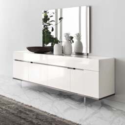 Imperia Large Sideboard - Large Buffet White High Gloss - thumbnail 2