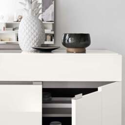Imperia Large Sideboard - Large Buffet White High Gloss - thumbnail 3