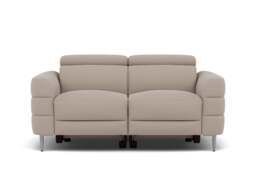 Hoy 2 Seater Sofa - 2 Str Static W/Manual Headrest Fabric - CU9101-5-UK Oxford Beige - thumbnail 1