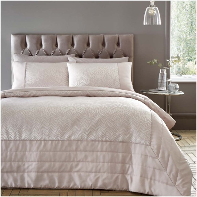 Antibes Pink Duvet Cover Set - DISC Antibes Duvet Set Pink Double - image 1