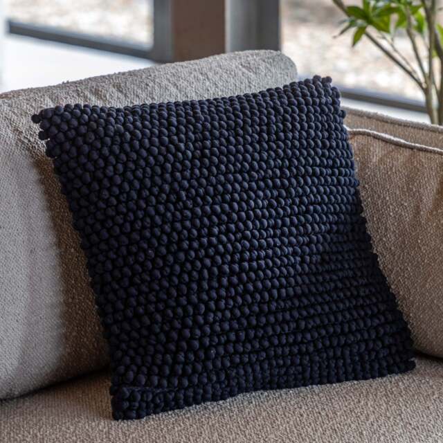 Pino Black Cushion - Pino Cushion Ink 45CM - image 1