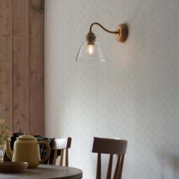 Cotswold 1 Brown Wall Light - DHD Cotswold 1 Wall Light Natural Ash