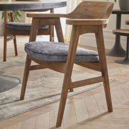 Coralia Dining Chair - Dining Chair Pewter - thumbnail 2