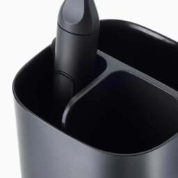 Joseph Joseph Bathroom Black Toothbrush Caddy - EasyStore Toothbrush Caddy Matt Black - thumbnail 3