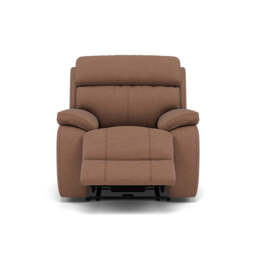 Galaxy Recliner Armchair - Power Recliner Chair Fabric - Power Recliner with USB - BFA-BLJ-04 TOBACCO - thumbnail 1