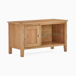 Bexley Small TV Unit - Small Media Stand Oak - thumbnail 2